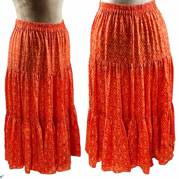 🛍️FLASH SALE🛍️Michael Michael Kors Silk Midi Maxi Skirt - Picture 4 of 6